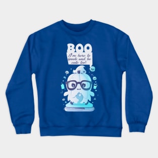 tecnology ghost Crewneck Sweatshirt